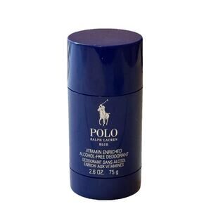 POLO BLUE RALPH LAUREN Men's Vitamin Enriched Solid Deodorant Stick 2.6 oz., NEW